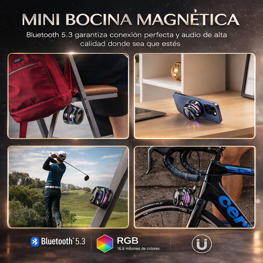 Bocina Magnética Bluetooth